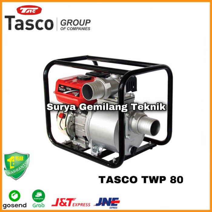 Terlaris Tasco Twp 80 Mesin Pompa Air Sawah Irigasi Alkon Water Pump 3 Inchi
