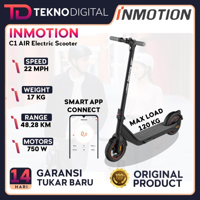 Terlaris Inmotion C1 Air Electric Scooter Not Segway Xiaomi Ninebot Skuter