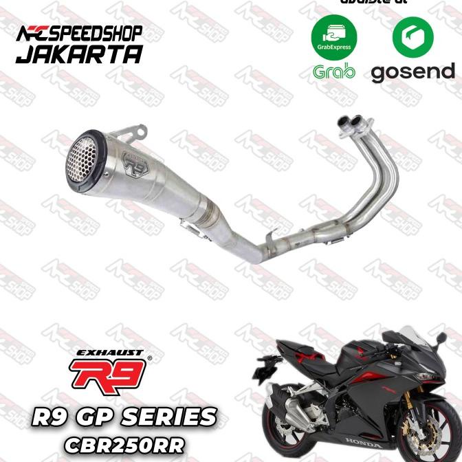 Knalpot R9 GP SS Series Honda CBR 250RR Fullsystem