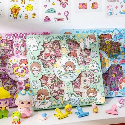 

Free Ongkir/ UG 100 Lembar Stiker Motif Kartun Korea Lucu Anti Air Dekorasi Handbook Scrapbook DIY