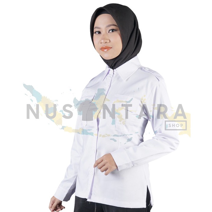 ✨11.11✨ Baju pdh pns wanita seragam pdh wanita seragam pns putih