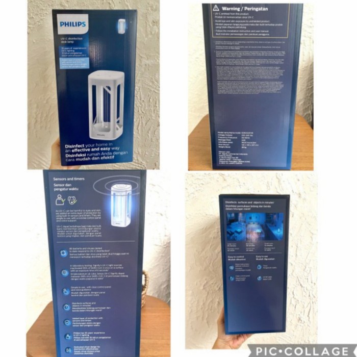 Lampu Uv Sterilizer Philips Pembasmi Virus Corona Instan