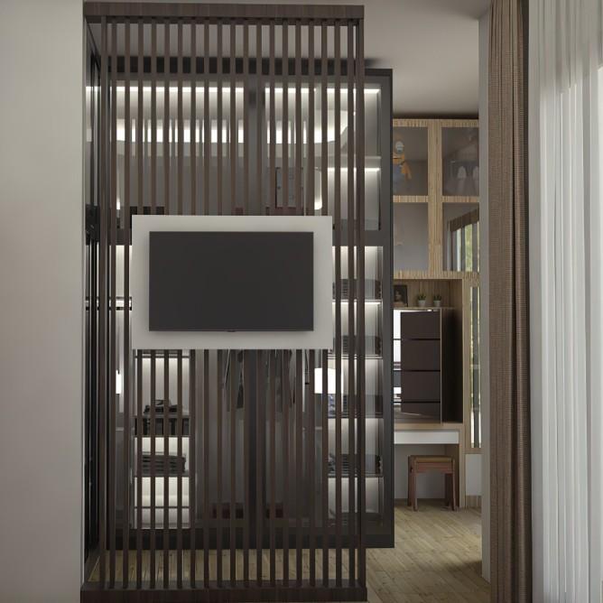 Pelunasan Partisi | Backdrop | Cabinet | Penyekat Credenza Bpk Ferdye