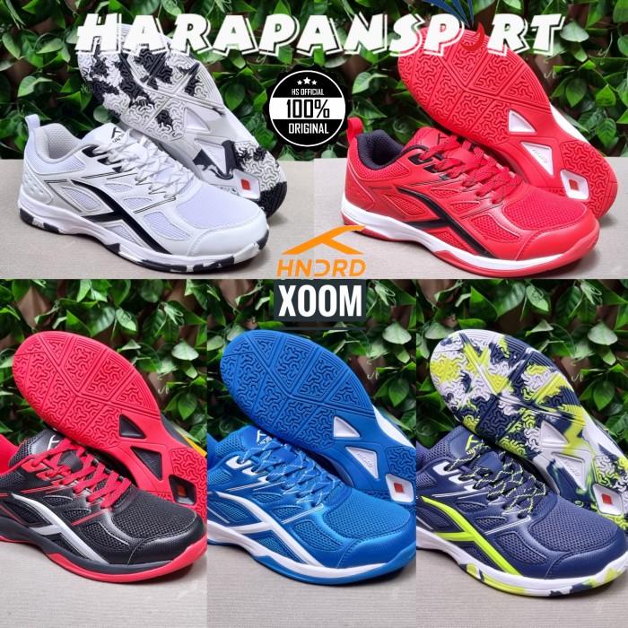 Sepatu Badminton Hundred Hndrd Xoom Size Dewasa Original 100%