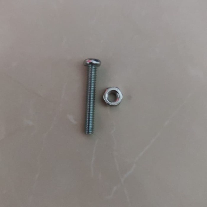 100 set mur baut jp 3mm m3x20 m3 x 20 tanpa ring