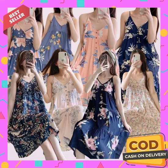 Daster Viral Kekinian Hamil Santai Rumahan Baju Tidur Remaja Korea Hom Rulif Daster Tanktop Piyama W