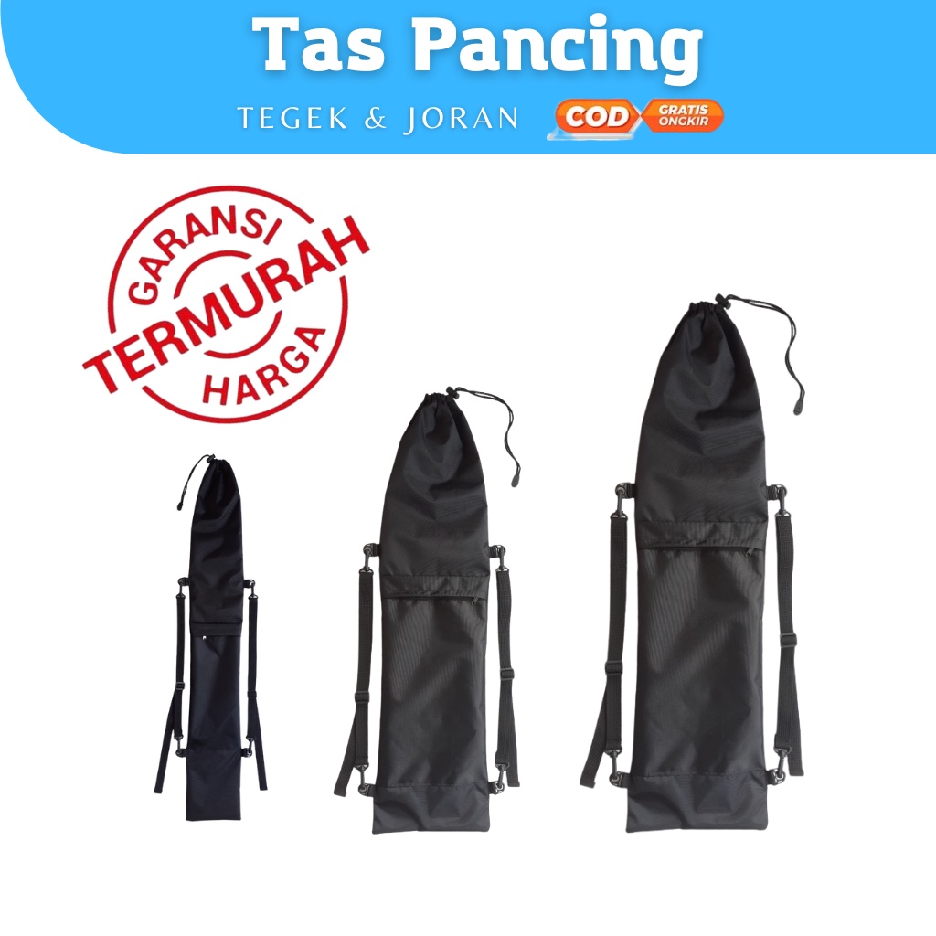 Tas Pancing Murah / Tas Joran Pancing / Tas Tegek Pancing / Tas alat Pancing / Tas Pancing Serut Mur