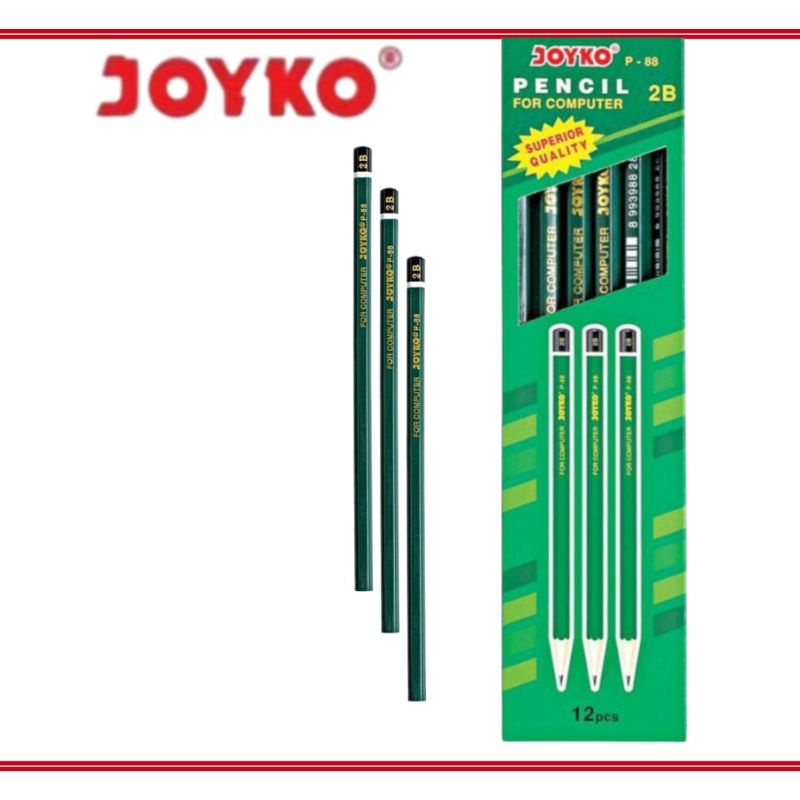 

Pencil 2B JOYKO-P88 12 PCS