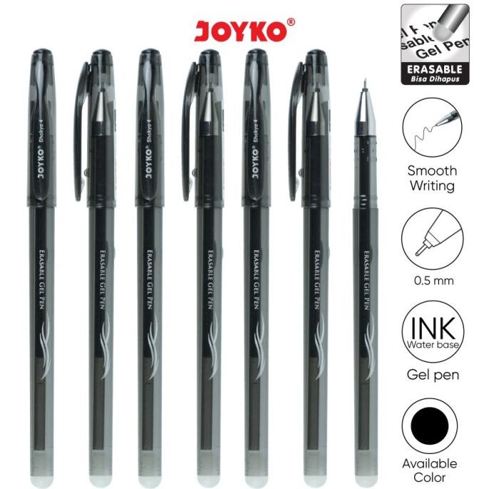 

Erasable Gel Pen Pulpen Bisa Dihapus Joyko Gp-322 Shokyo 4 Gel 0.5 Mm