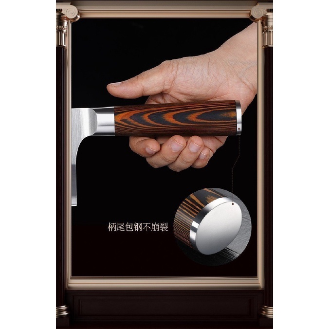 Ssgp Stainless Steel Kitchen Slicing Chopping Knife - Pisau Dapur