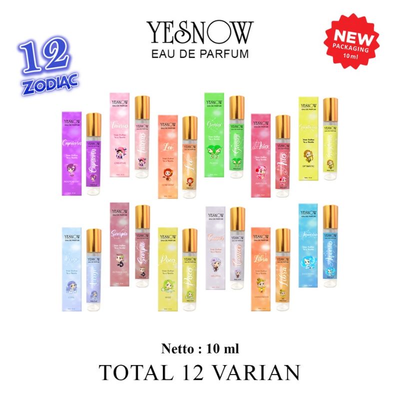❤ DRM ❤ YESNOW Your Zodiac In a Bottle ( Eau De Parfum ) 10ml | Parfum | BPOM