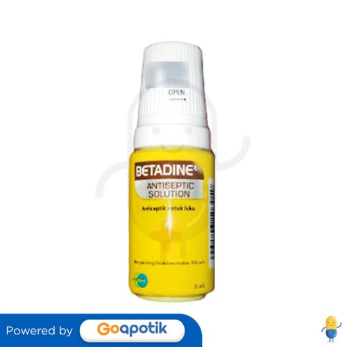 Betadine Larutan 5 Ml