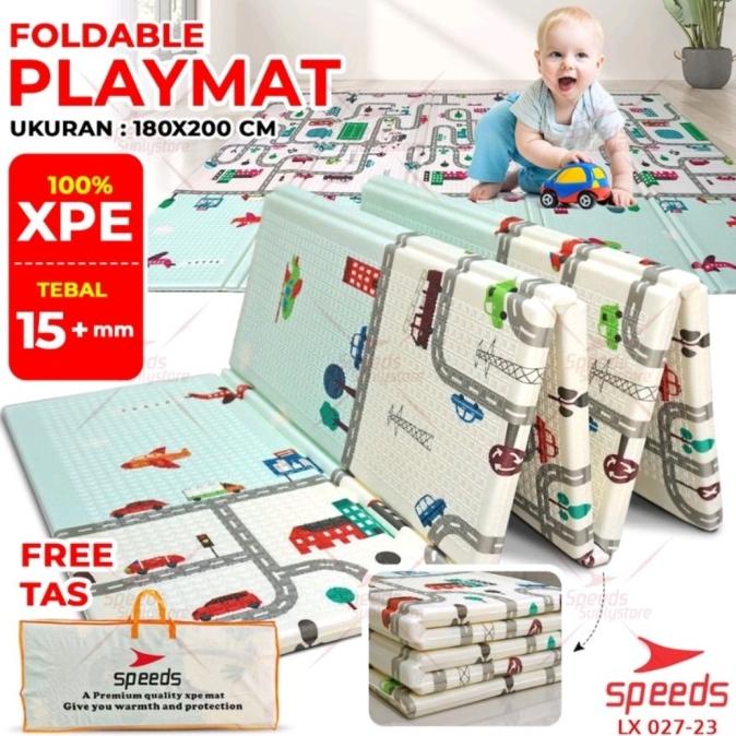 Playmat Bayi Lipat Tebal Karpet Anak Baby Matras Bayi Playmate