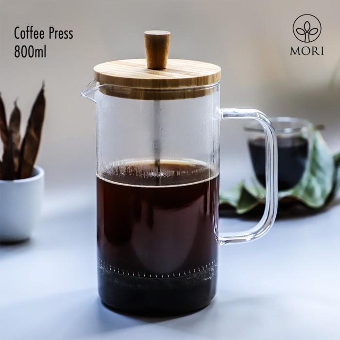 alat seduh kopi french press mori