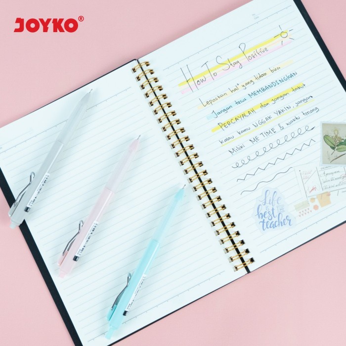 

Gel Pen Pulpen Pena Joyko Gp-343 Pasuteru Gel 0.5 Mm