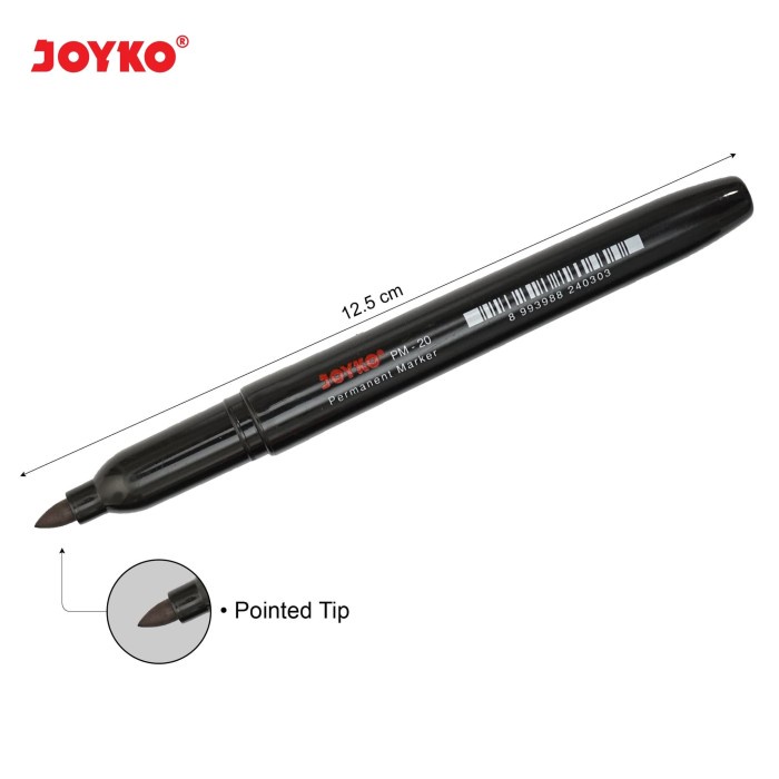 

Permanent Marker / Spidol Permanen Joyko Pm-20