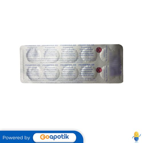 PRAMIFROL ER 0.375 MG STRIP 10 TABLET