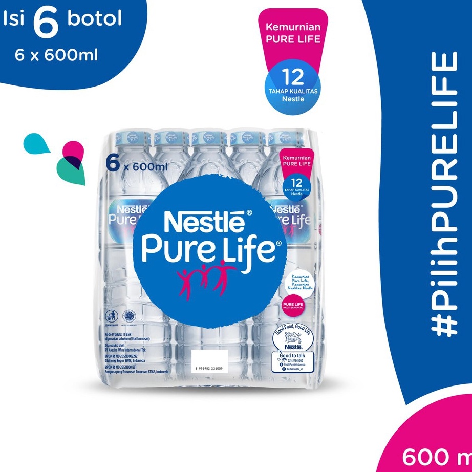 

Ready➠ GWAI8 Air Mineral Nestle Pure Life 600mL - [PAKET ISI 6] R51 ➱Best Terlaris