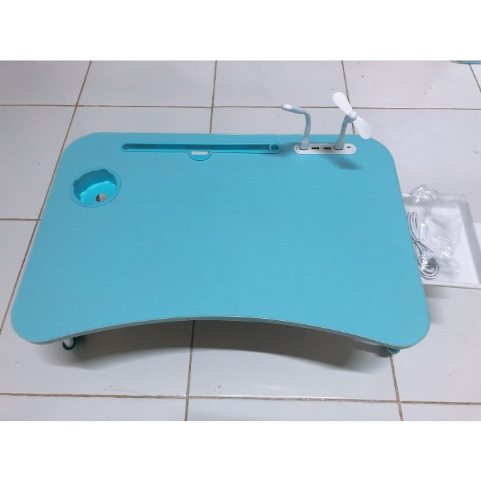 Terlaris Meja Belajar Usb Meja Laptop Laci Meja Lipat Usb + Laci