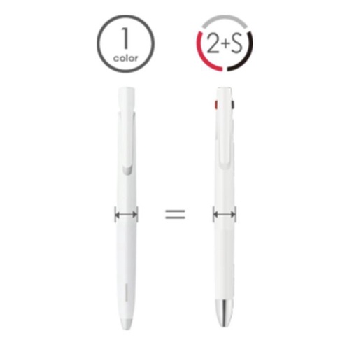 

Zebra Blen 2+S By Nendo Multi Pen 2 Color + Mechanical Pencil 2S 0.5Mm