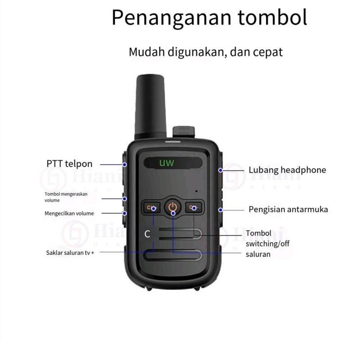 Ht Wln C51 Mini Walkie Talkie