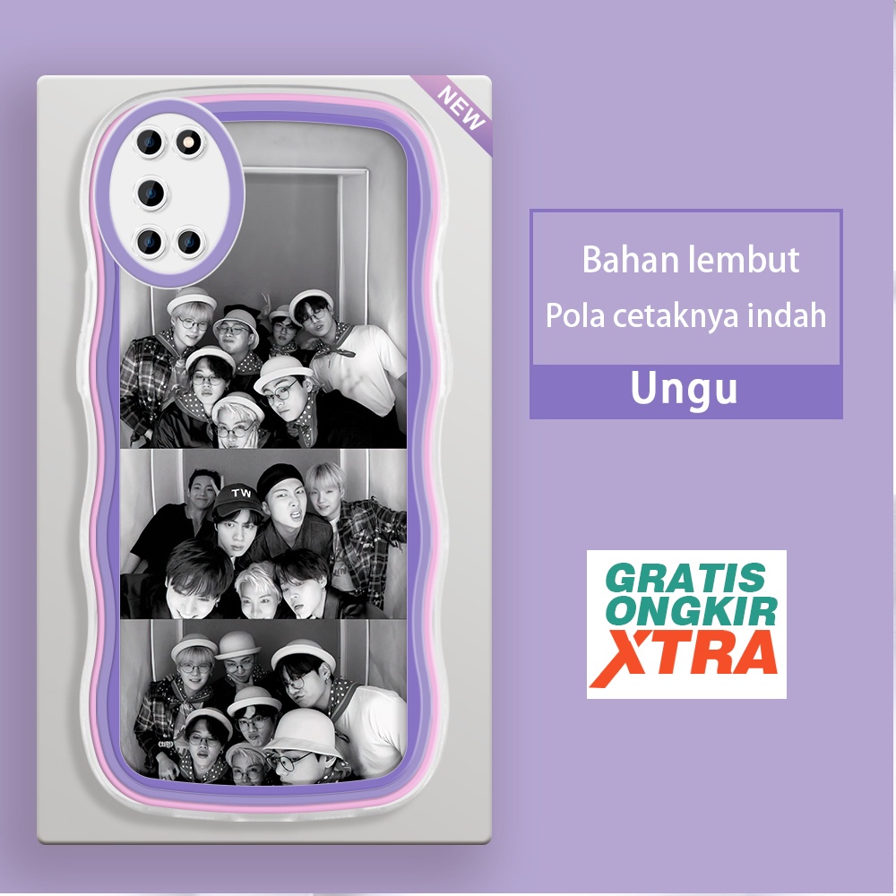 Mulia OPPO A37 A37F A53 2020 A52 A54 2021 A55 A57 2022 A59  Casing Ponsel  Pola BTS Korea  warna-war