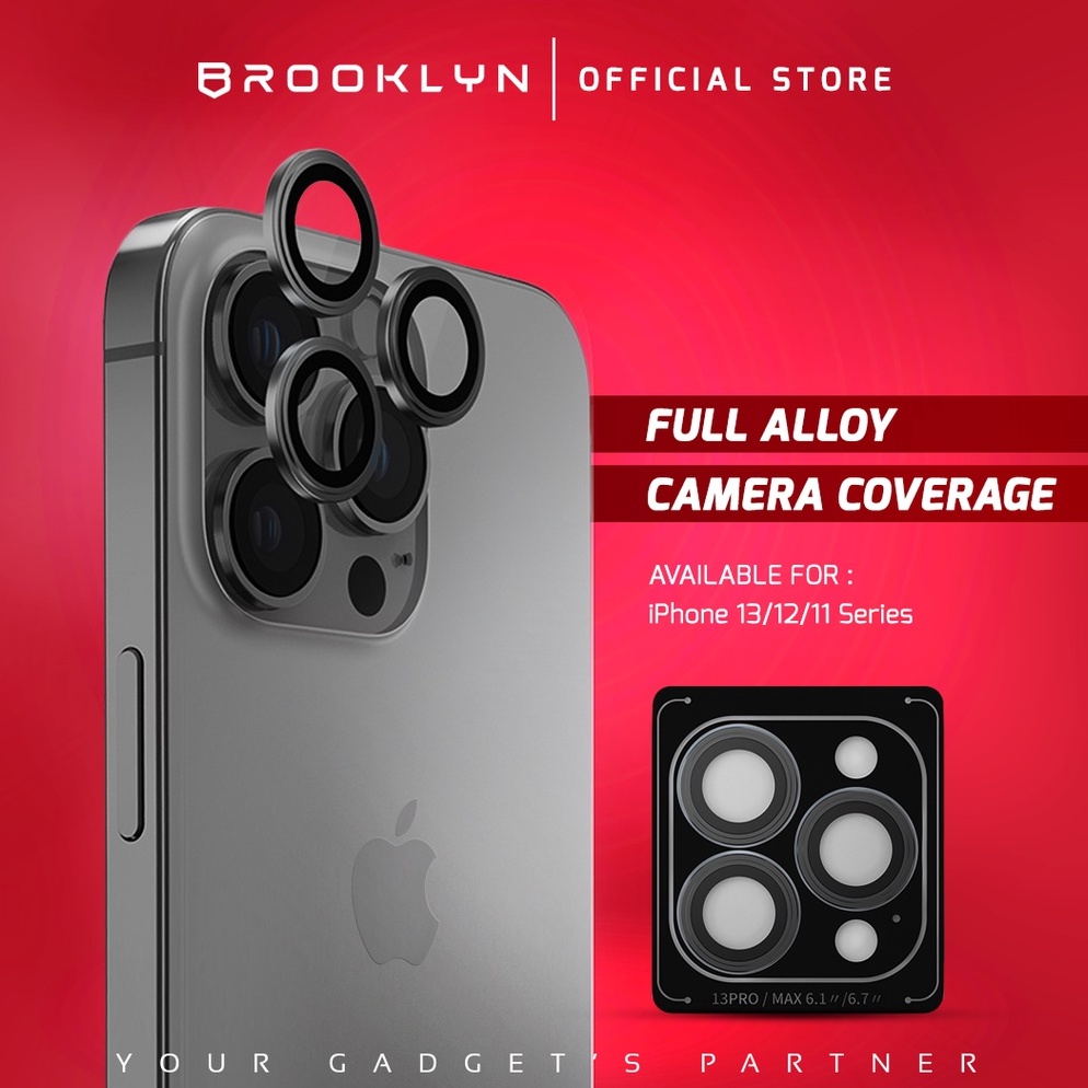 Murah Meriah.. Brooklyn Back Alloy Camera iPhone 14 13 12 11 Pro Max Mini High Quality Back Camera T
