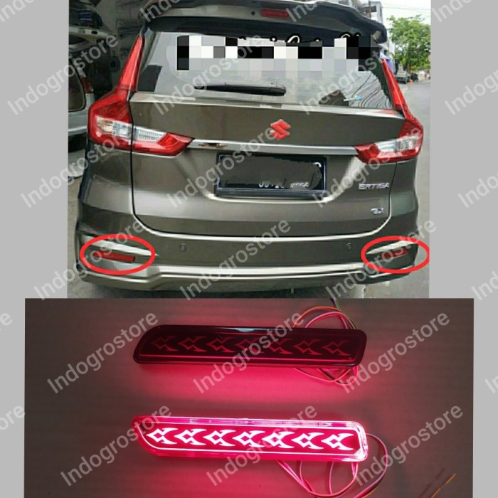 Terlaris Reflektor Led Lampu Bemper Belakang Mobil Ertiga 2012 2015 2017 2022