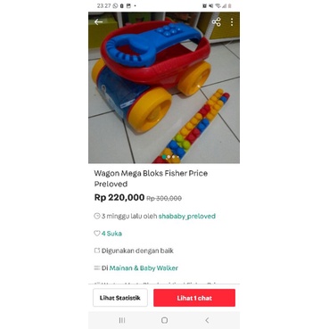 wagon Mega Block preloved