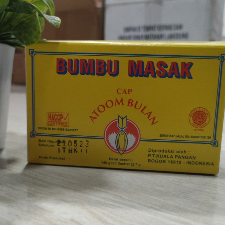 

[KODE PRODUK E9SNL4287] Bumbu Masak Atom Bulan kotak (20 sachet x 7 gr)