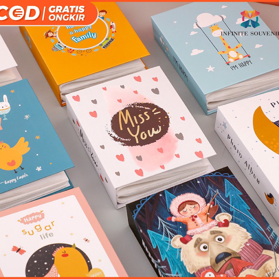 Terlaku.../ Buku Album Foto Polaroid 4R  Murah ALBUM FOTO ISI 100 PCS ALBUM FOTO BESAR PHOTOBOOK Ana