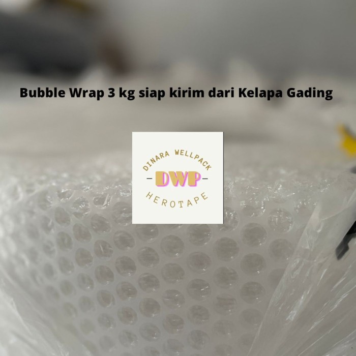 

Bestseller (Grab/Gosend Only Max. 2 Roll) Bubble Wrap Wellpack 50X125 3 Kg
