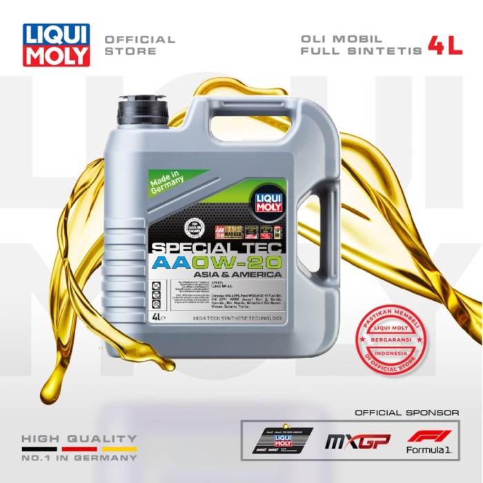 Liqui Moly Special Tec AA 0W-20 4L - Oli Mobil 9705