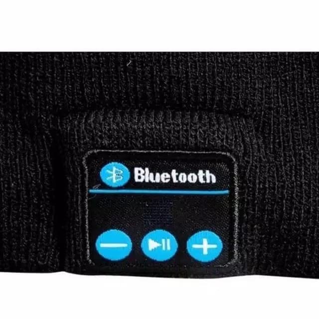 TERBARU Topi Kupluk Bluetooth Music