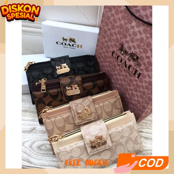 Domet Kecil Lipat Kotak Handbag Fompet Cwek Promo Multi Fungsi Donpe Panjang Cwe Terkeren Donpet Pan