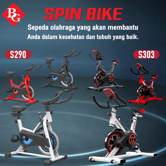 Terlaris Sepeda Statis / Spin Bike / Spining Bike / Sepeda Kardio Model S303