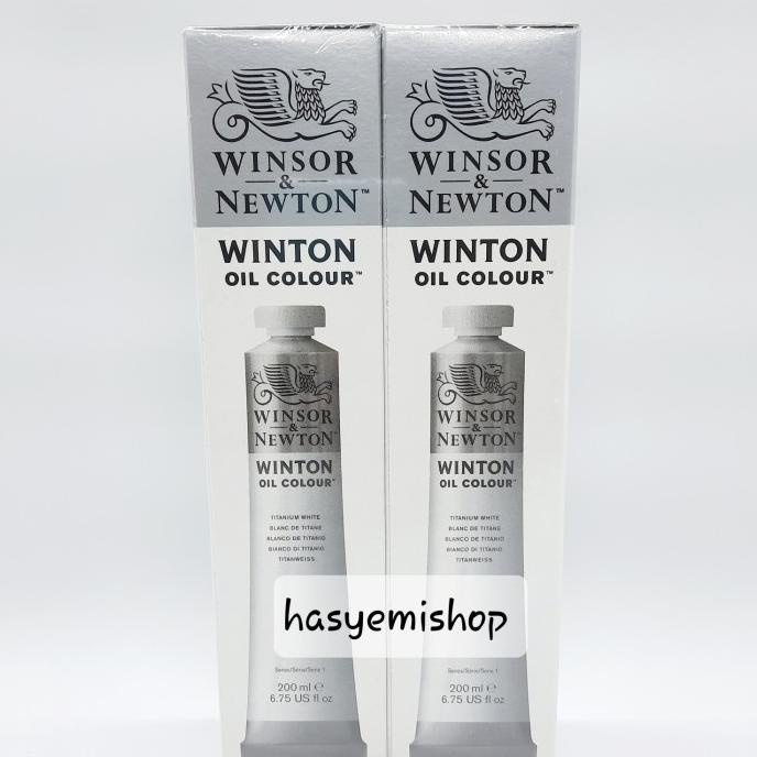 

Cat Minyak Winton Oil Colour 2 200 ml TWIN PACK Titanium White