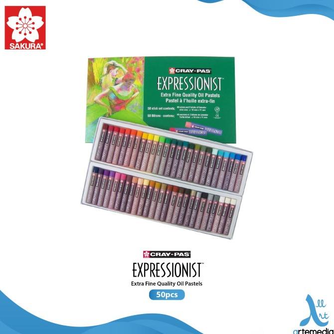 

Oil Pastel Sakura Cray-Pas Expressionist Set 50 Color Oil Crayon
