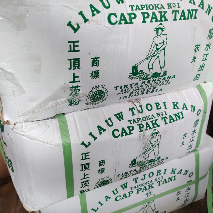 

Terlaris Tepung Sagu Tani Liauw Tjoei Kang Asli Kg