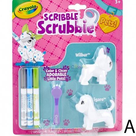 

Crayola Scribble Scrubbie Color & Clean Adorable Little Pets