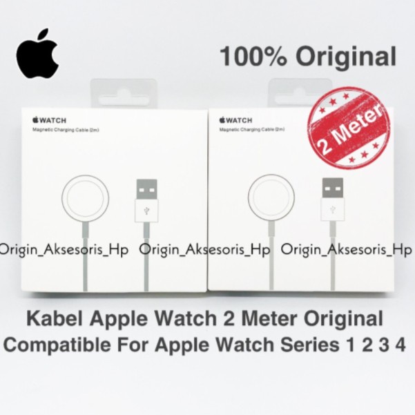 Kabel Charger Apple Watch Series 1 2 3 4 iWatch Kabel Casan Apple Watc