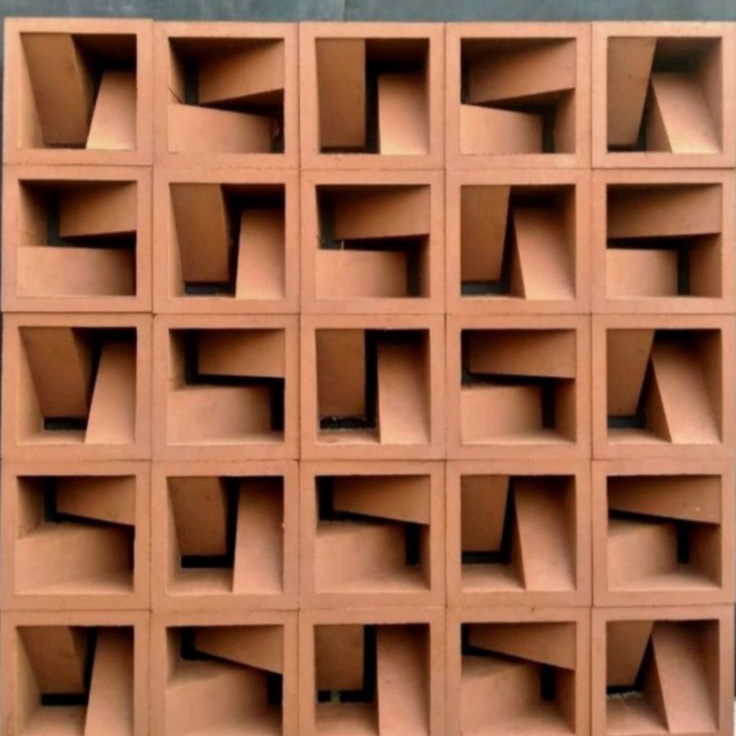 ⚡COD⚡ roster minimalis/roster beton motif z warna merah