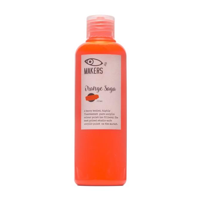 

Orange Saga Acrylic Paint Special Color 250ml kain dan pouring