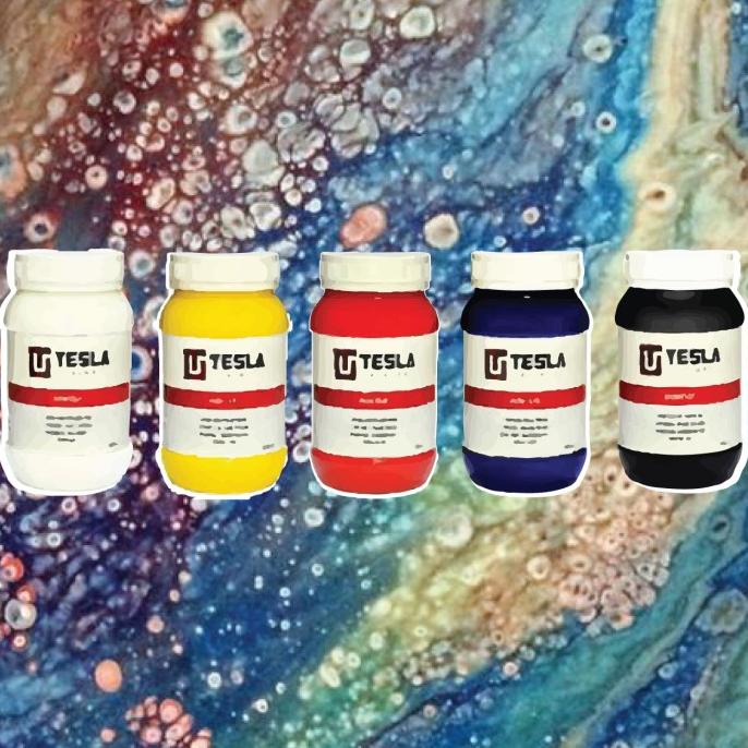 

Tesla paints 500 ml - 5 warna primer cat akrilik