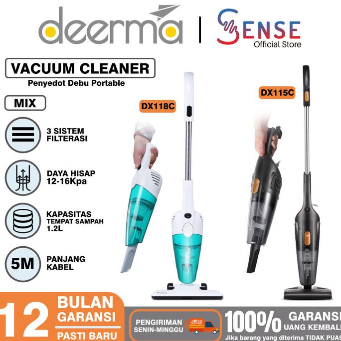 Deerma Vacuum Cleaner Portable 2In1 Silent Penghisap Debu Lantai Rumah Limited Edition