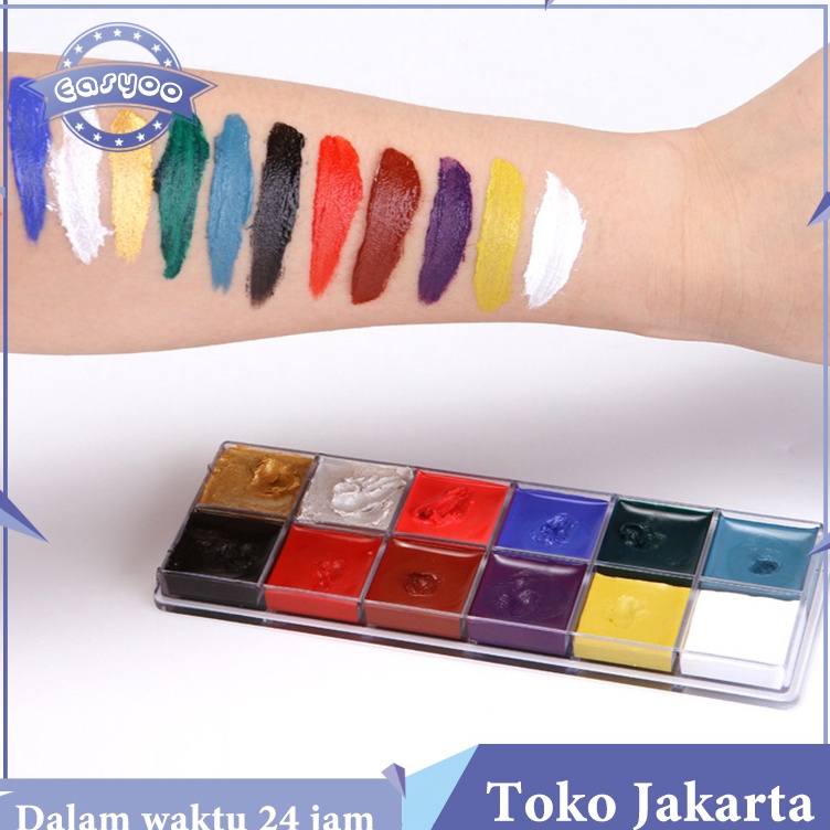 

⁑Laris↕ 9WGV8 12 Warna Body Face Painting Art Make Up Painting Cat Wajah Beauty Makeup Tool Ucanbe Face Painting Imagic C93 ✯Terkini