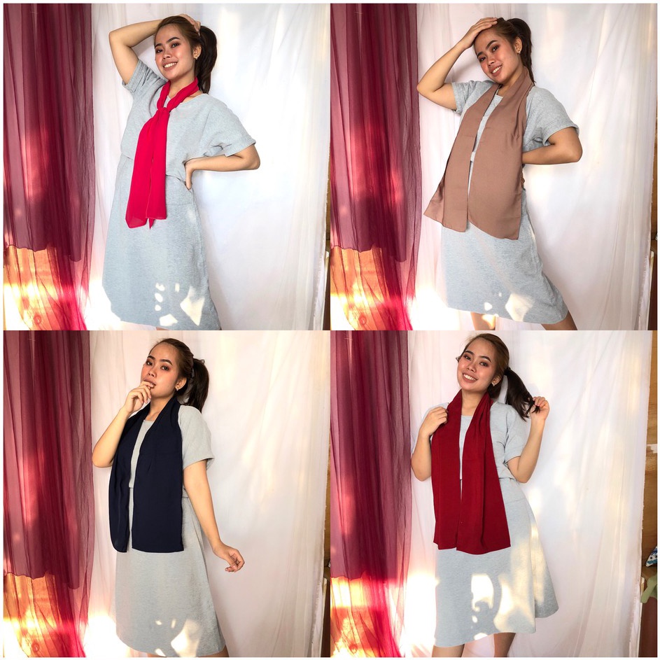 [KODE PRODUK N6KLA9062] SYAL POLOS scarf leher syall murah motif scraft shawl syal fashion neckscarf