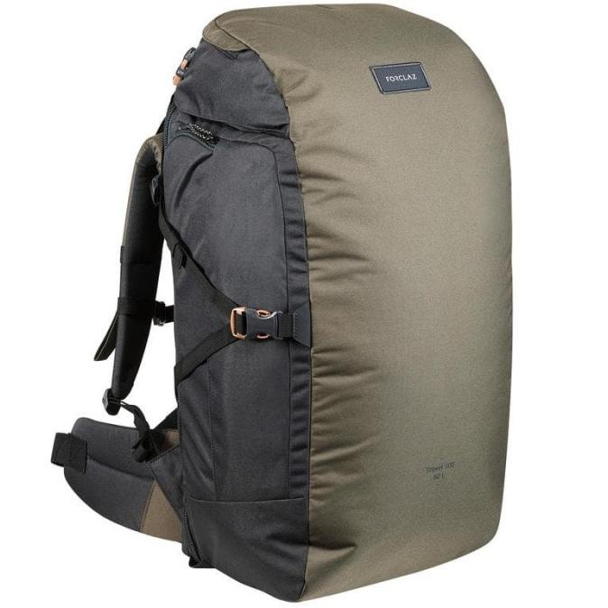 Decathlon Forclaz Backpack Travel 100 60L Khaki - 8554568