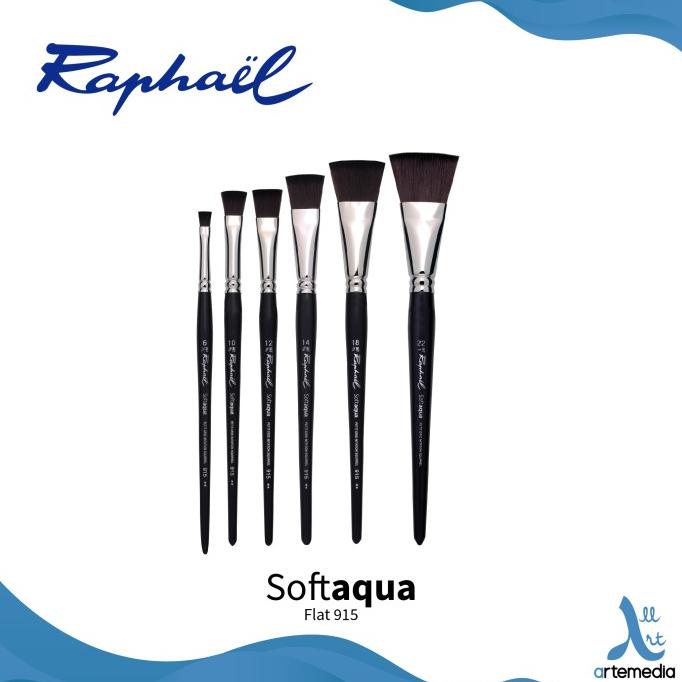 

Kuas Lukis Raphael 915 Flat Softaqua Synthetic Brush Short Handle