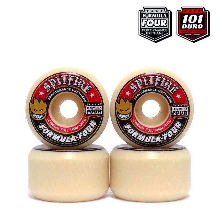 Terlaris Spitfire F4 Conical Full 53Mm 101Duro Skateboard Wheels